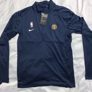 Nike Denver Nuggets Pullover 1/4 Zip Long Sleeve